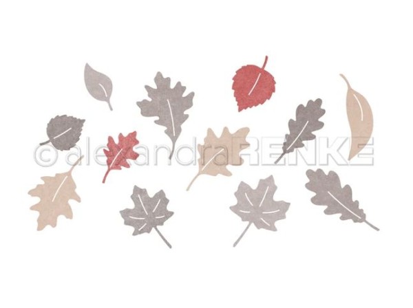 alexandraRENKE Stanzschablonen Herbstlaub