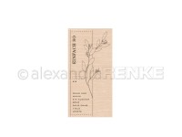 alexandraRENKE Holzstempel Blätterzweig einfach so alexandraRENKE Holzstempel Blätterzweig einfach so