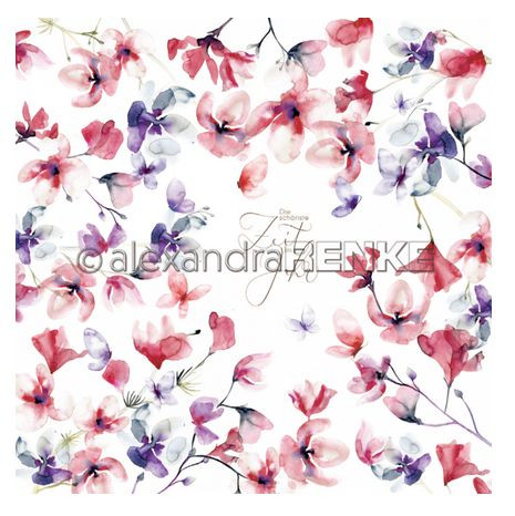 alexandraRENKE Designpapier X-Mas floral Wicken
