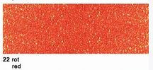 Ursus Flitter Kreativkarton rot 220 gr/qm mit Glitzereffekt 5 Blatt 23x33 cm