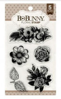 BoBunny Clear stamps floral stamp #12105894 BoBunny Clear stamps floral stamp #12105894