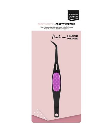 Vaessen Creative Kreuzpinzette schwarz