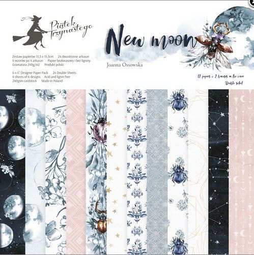 Piatek13 - Paper pad New moon 6 6x6