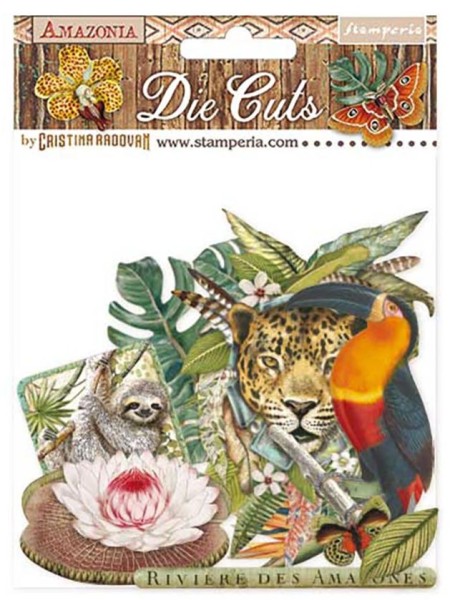 Stamperia Die cuts assorted - Amazonia