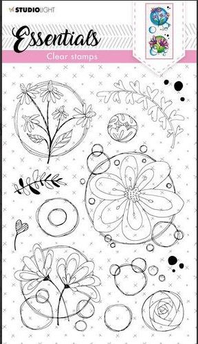 Studio Light Clear Stamp Flowers Essentials nr.118 SL-ES-STAMP118 148x210mm