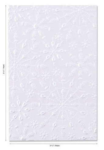 Sizzix 3-D Textured Impressions Emb. Folder Jeweled Snowflakes Kath Breen