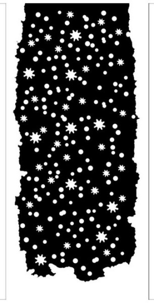 Stamperia Christmas Mixed Media Thick Stencil 12x25cm Little Dots (KSTDL84)