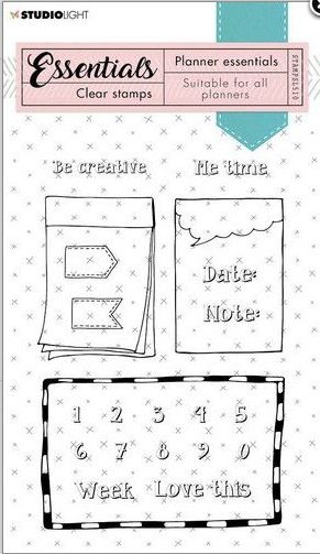 Studio Light Clear Stamp Planner Essentials A6 nr.510