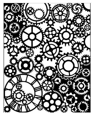 Stamperia Magic Forest Thick stencil 20x25 cm Mechanism