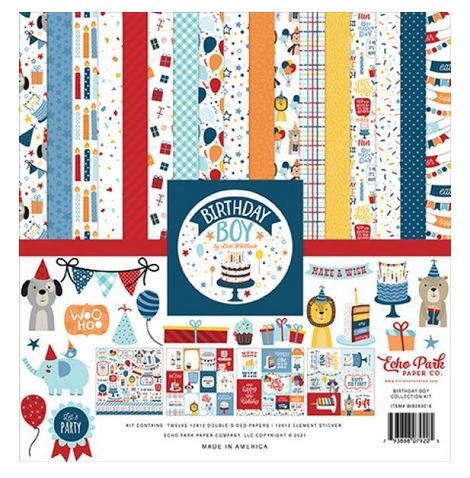 Echo Park - Birthday Boy Collection Kit 12x12