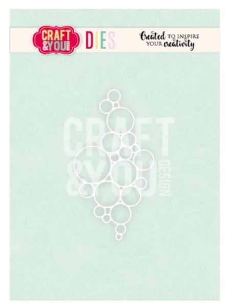 Craftandyou Design Stanzschablone Bubble Background