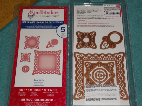 Spellbinders Shapeabilities Asian Motifs S5-124