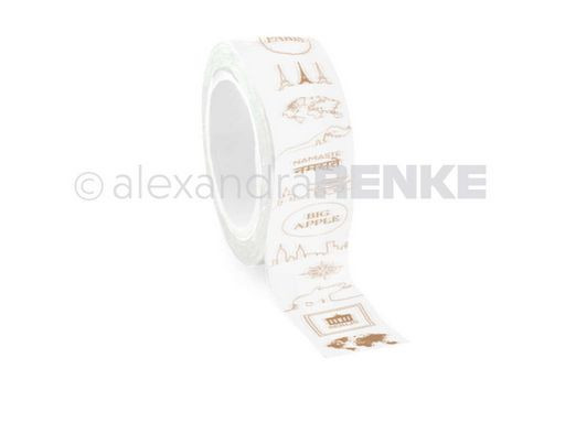 AlexandraRENKE Washi Tape Travel 40mmx10m