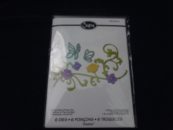 Sizzix Thinlits Butterflies & Flower Vine