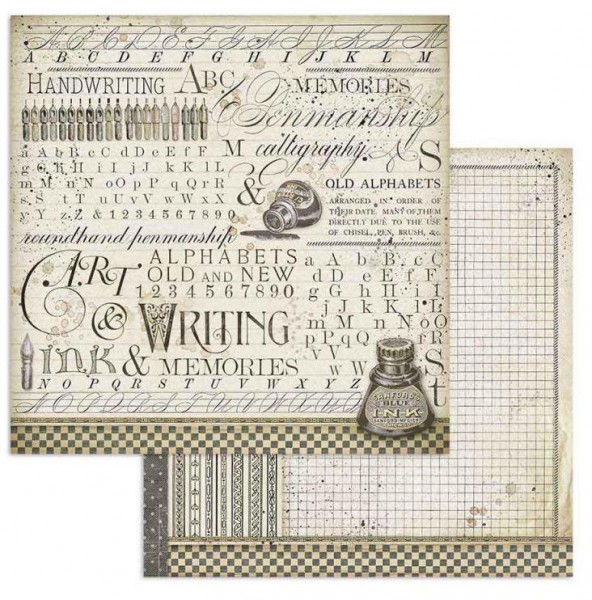 Stamperia Scrapbooking paper double face Ink 12x12