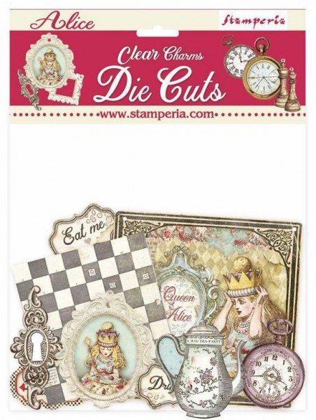 Stamperia Clear Die cuts - Alice Charms