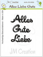 JM Creation Stanzschablone Alles Liebe Gute 03-00016 JM Creation Stanzschablone Alles Liebe Gute 03-00016