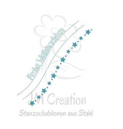 JM Creation Stanzschablonen Frohe Weihnachten 03-00058