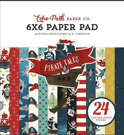 Echo Park 6x6 Paper Pad Pirate Tales