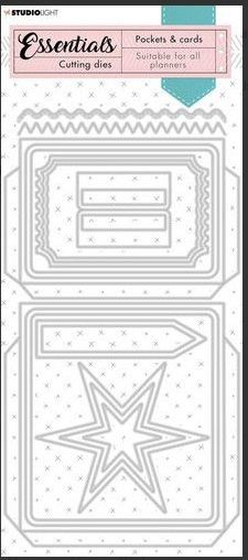 Studio Light Cutting Die Planner Essentials nr.112 SL-PES-CD112 128x237 mm