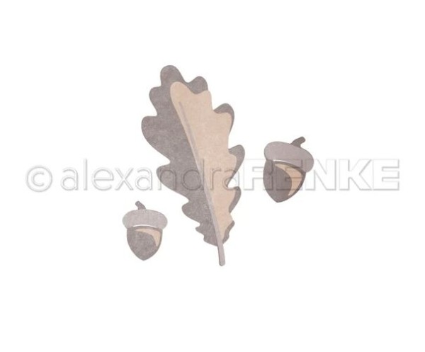 AlexandraRENKE Stanzschablonen Eichenblatt Set