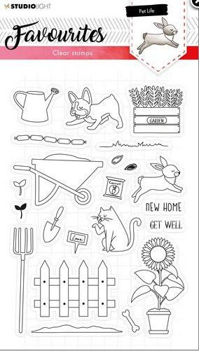 StudioLight Clear Stamps A5 Favourites Nr. 425 (Pet Life)