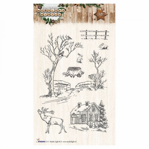 StudioLight Clear Stamps Woodland Winter