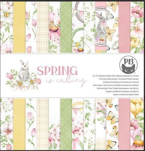 Piatek13 - Paper pad Spring is calling 12x12