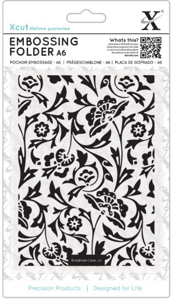 Xcut Embossingfolder A6 Baroque Florals XCU515192