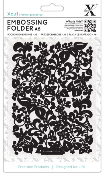 Xcut Embossingfolder A6 Sweeping Florals XCU515189