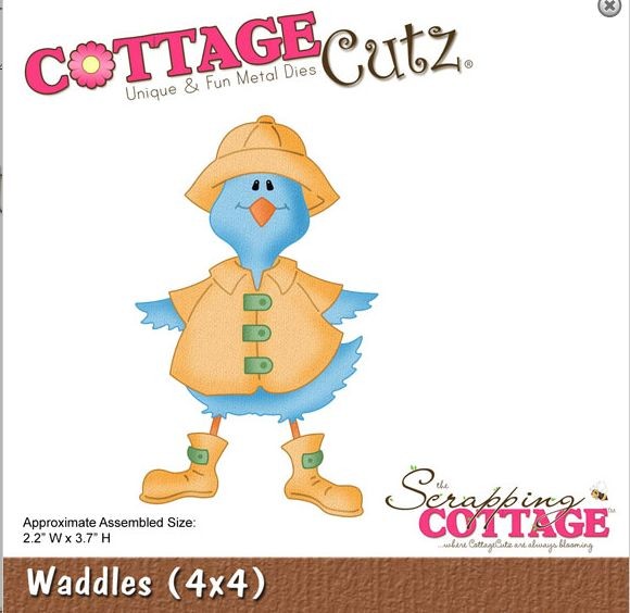 Cottage Cutz Stanzschablone Waddles 4x4