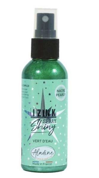 Aladine Izink Spray shiny Vert d'eau - wassergrün