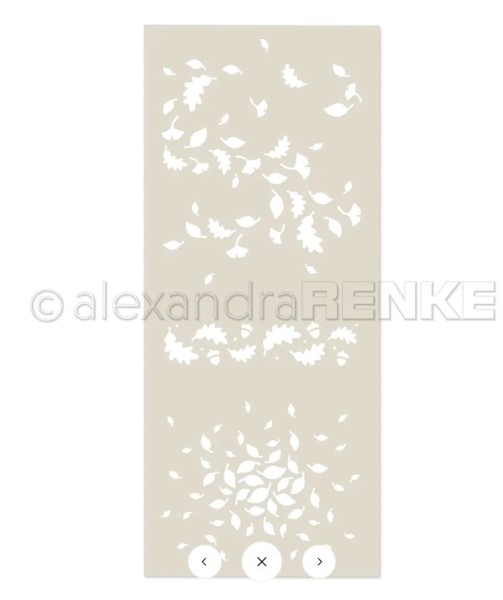 AlexandraRENKE Stencil Blätterspaß