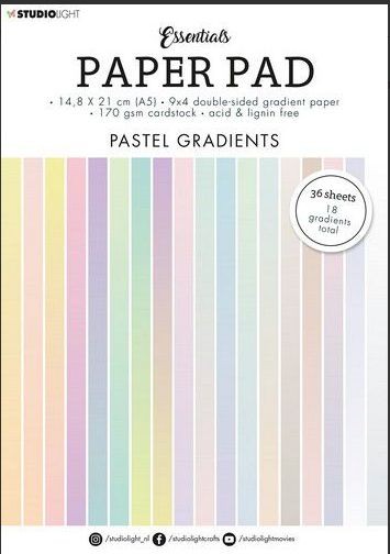 Studio Light Paper pad Essentials Pastel A5