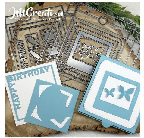 JM Creation Stanzschablone Pizzabox groß