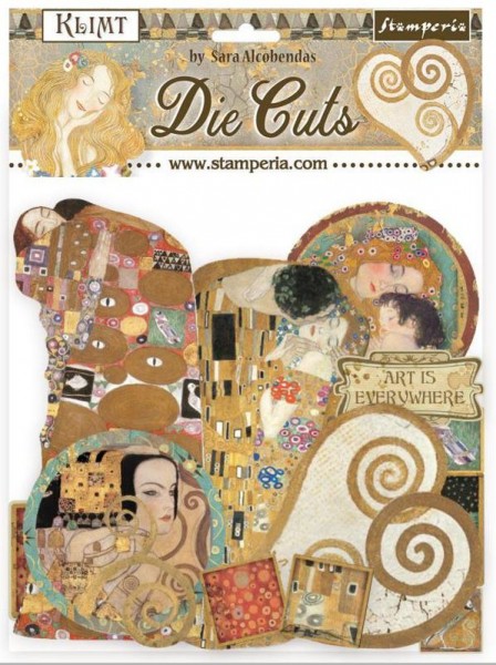 Stamperia Die-Cuts Klimt 33 Stck