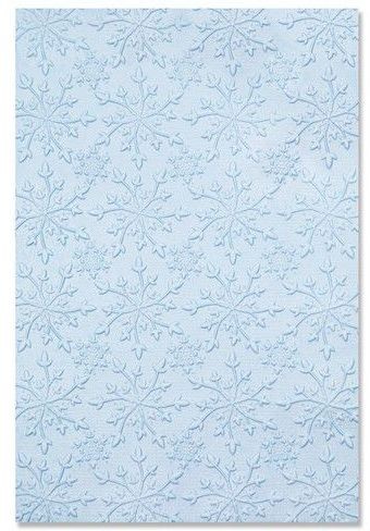 Sizzix 3-D Textured Impressions Emb. Folder Snowflakes #2 665761 Kath Breen