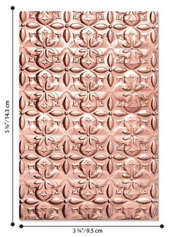 Sizzix 3D Embossingfolder 3D Textured Impressions A6 Adorned Tile