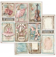 Stamperia Scrapbooking paper double face - Passion cards 12x12 Stamperia Scrapbooking paper double face - Passion cards 12x12