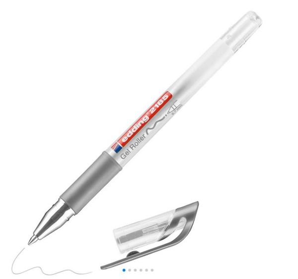 edding Gelstift silber