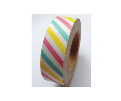 Masking Tape mit bunten Streifen