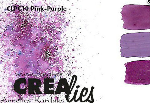 Crealies Pigment Colorzz Pulver Pink - Lila