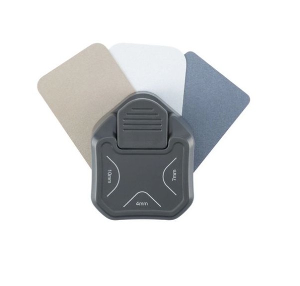 Vaessen Creative • 3-in-1 Eckenstanzer 4-7-10mm Cool Gray