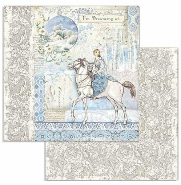 Stamperia 12x12 Double Face Paper Horse
