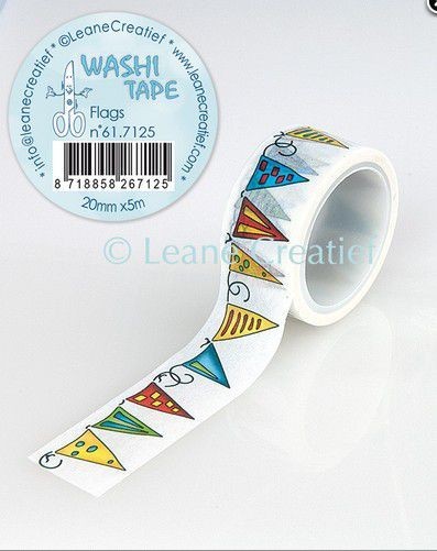 LeCrea - Washi tape Fahnen, Wimpelkette, 20mmx5m. 61.7125