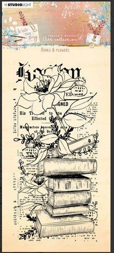 Studio Light Clear Stamp JMA Write Your Story nr.209 105x210mm