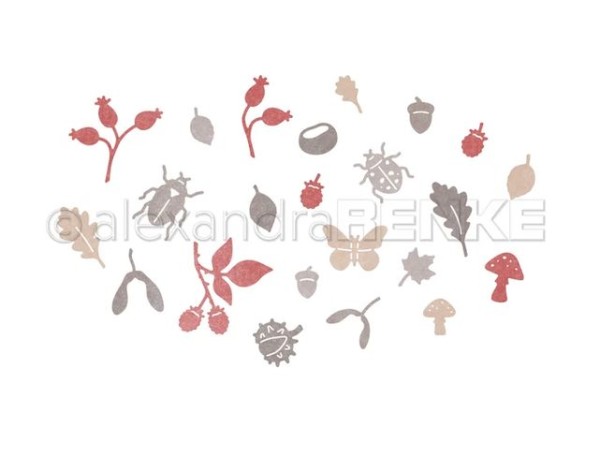 AlexandraRENKE Stanzschablone Herbstkonfetti