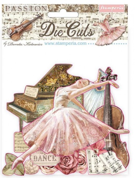 Stamperia Die-Cuts assorted Passion