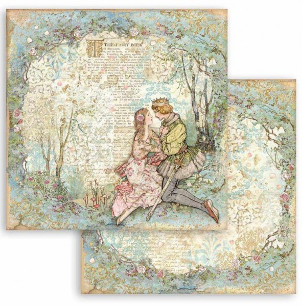 Stamperia Scrapbooking paper double face - Sleeping Beauty lovers
