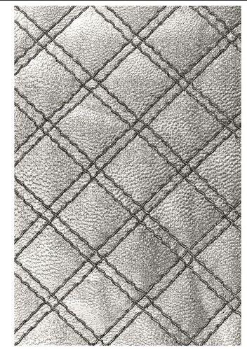 Sizzix 3-D Texture Fades Embossing Folder Quilted Tim Holtz